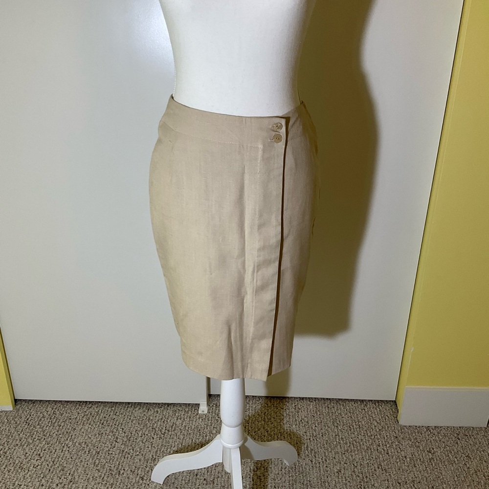 Vintage Dalmy’s linen blend skirt - size 7